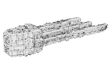 Uzay gemisi çizgi film resim