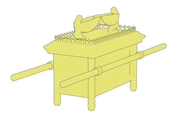 Cartoon image of ark of covenant — Stock Photo, Image