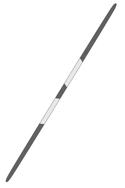 Cartoon image of two handed spear — Stock Photo, Image