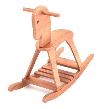 ahşap oyuncak gerçekçi 3d render