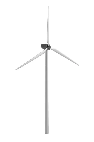 真实的 3d 渲染的风力发电机组 — 图库照片
