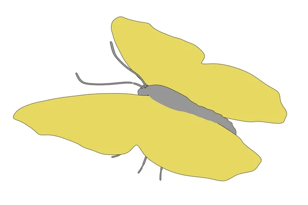 Kreskówka obraz zwierzęcia motyla — Zdjęcie stockowe