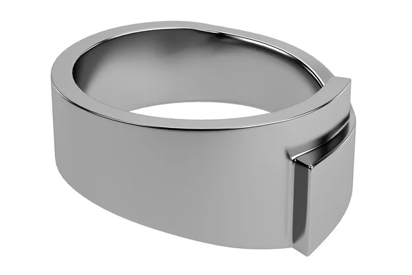 Realistic 3d render of ring — Stock Photo, Image