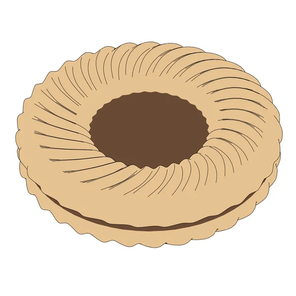 Kreskówka obraz herbatniki (cookie) — Zdjęcie stockowe