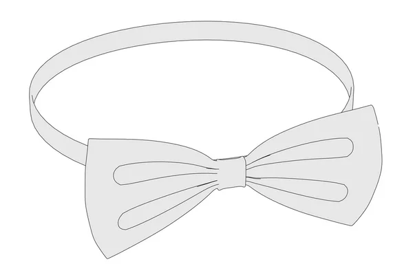 Cartoon image of bow tie — Stock Photo, Image