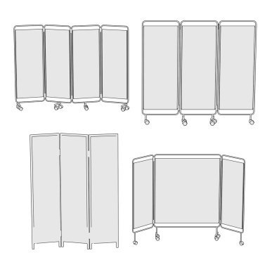 Katlama perde çizgi film resim