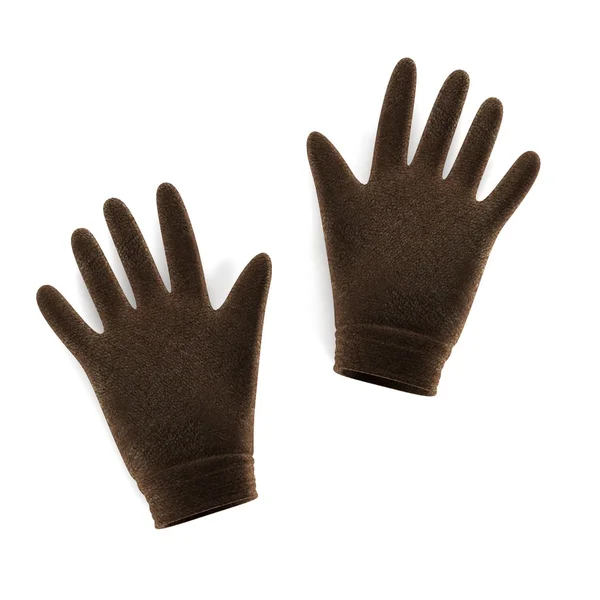 Realistic 3d render of gloves — Stock Photo, Image