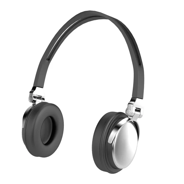 Renderização 3D realista de fones de ouvido — Fotografia de Stock