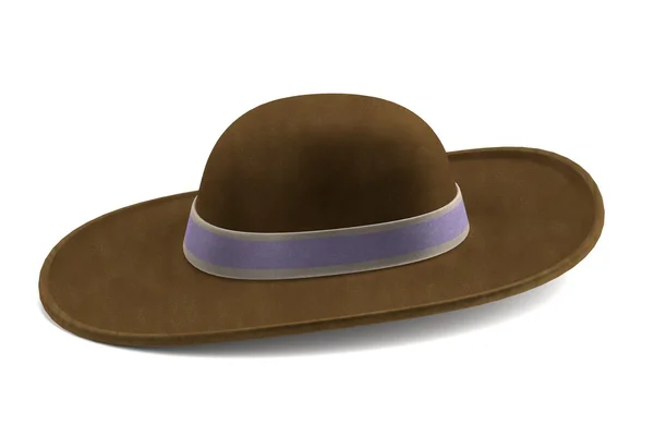 Refleic 3d render of hat — стоковое фото