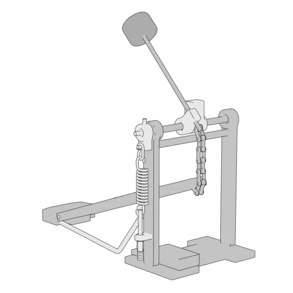 Kreskówka obraz instrument muzyczny — Zdjęcie stockowe