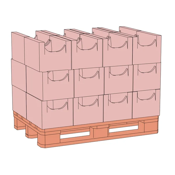 Cartoon afbeelding van bouwmaterialen — Stockfoto