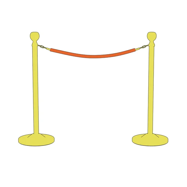 Cartoon image of stand barrier — Stock Photo, Image