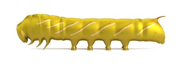 Realistic 3d render of caterpillar — Stock Photo, Image