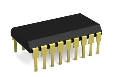 Chip gerçekçi 3d render
