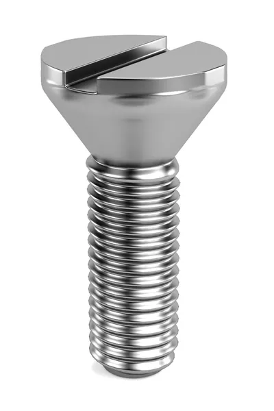 Realistic 3d render of screw — Stock Photo, Image