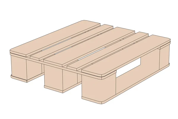 Cartoon-Bild von Holzspielzeug — Stockfoto