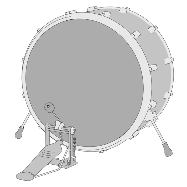 Imagem de desenho animado de instrumento musical — Fotografia de Stock