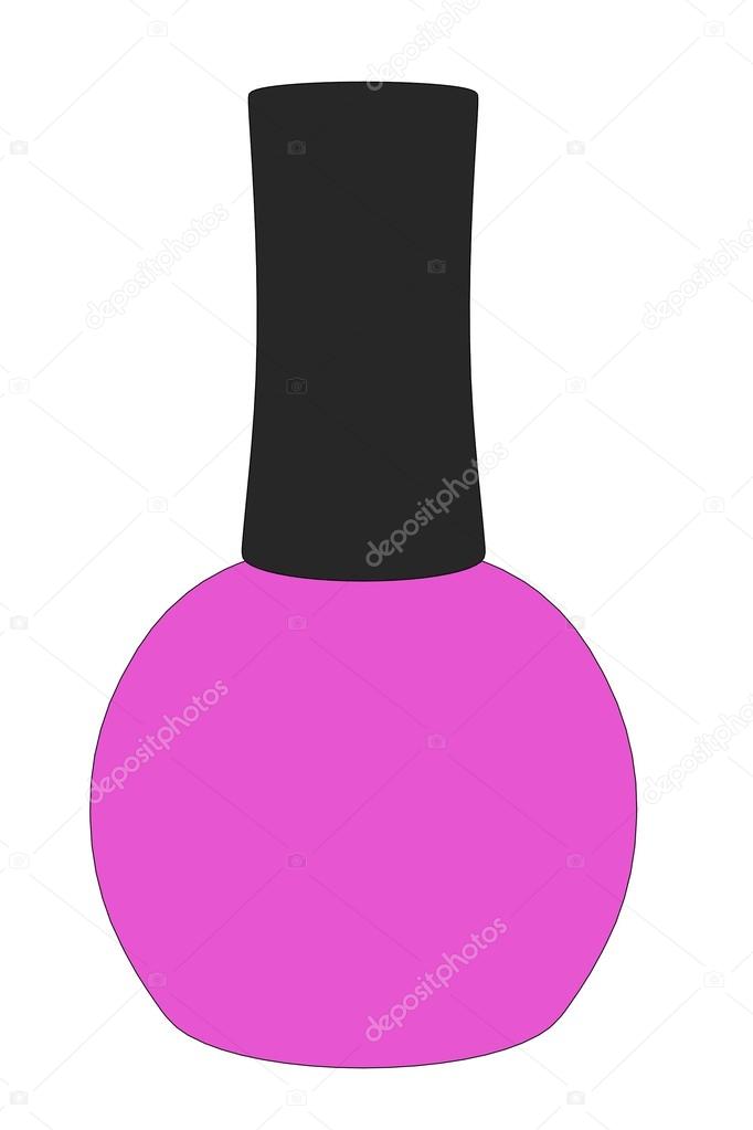 Cartoon image of nail polish — Stock Photo © 3drenderings #42952281