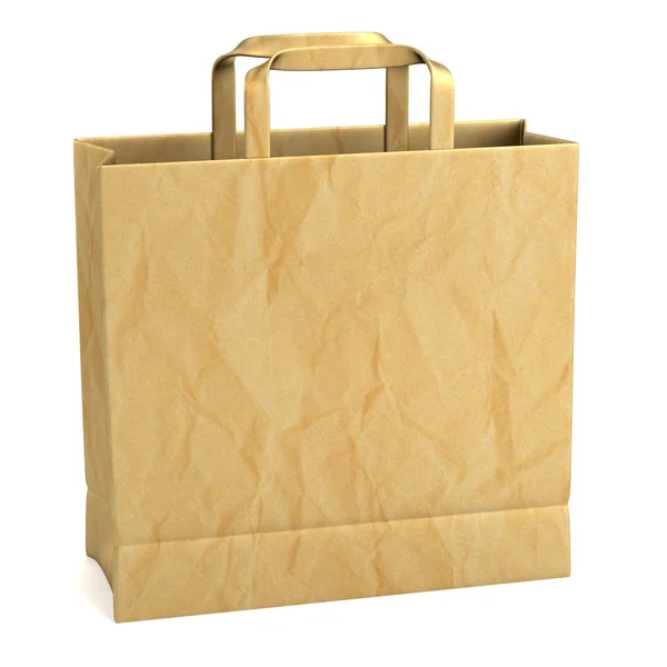 Rendering realistico 3d della shopping bag — Foto Stock