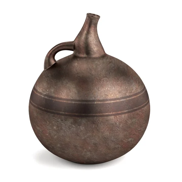 Realistic 3d render of old vase — Stock Photo, Image