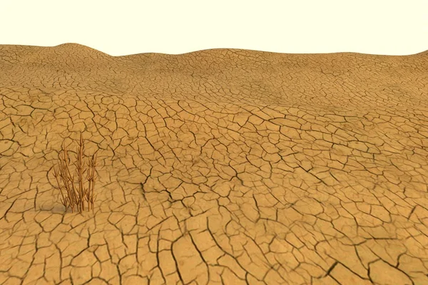 砂漠のリアルな 3 d レンダリング — ストック写真