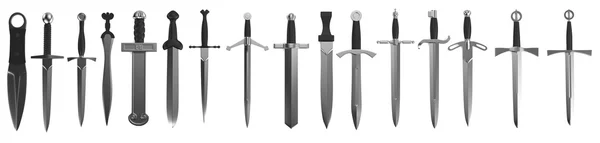 Realistic 3d render of daggers — Stock Photo, Image