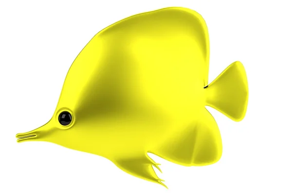 Realistyczne renderowanie 3d ryb — Zdjęcie stockowe