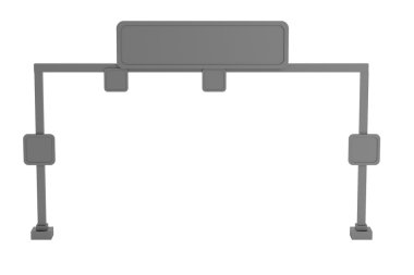 trafik işareti gerçekçi 3d render