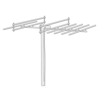 çizgi film tv antenne görüntüsünü