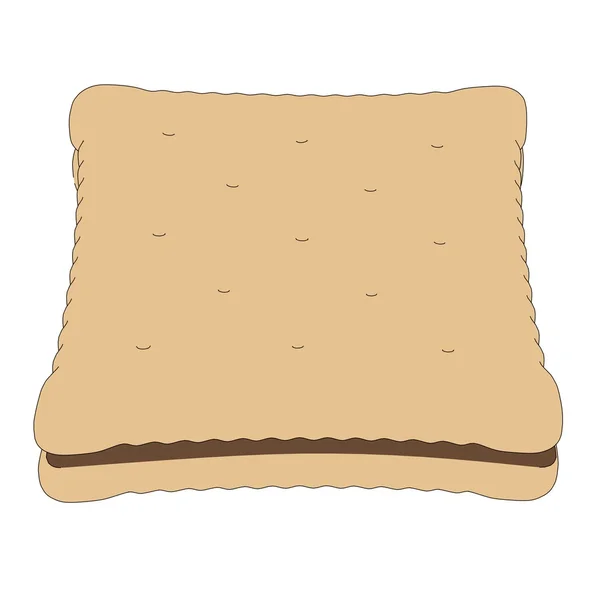 Immagine cartone animato di biscotto (cookie ) — Foto Stock