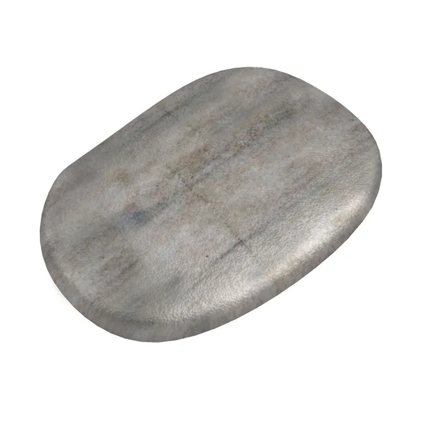 Realistic 3d render of river stone — Stock Photo, Image