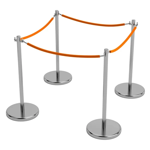 Realistic 3d render of barrier — Stock Photo, Image