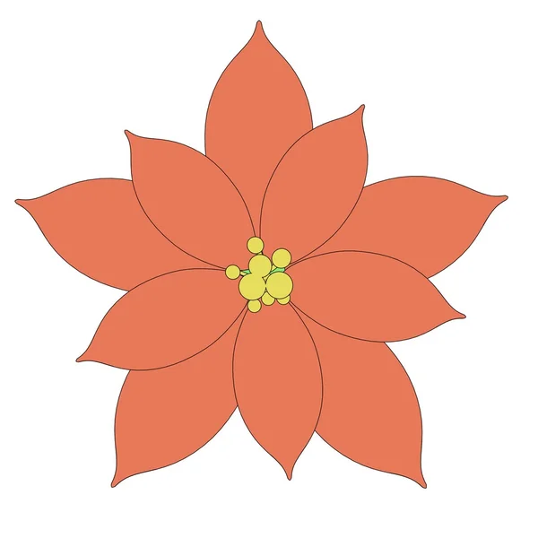Desenhos animados imagem de flor decorativa — Fotografia de Stock