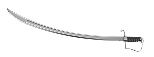 Realistic 3d render of sabre