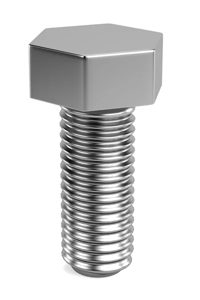 Realistic 3d render of screw — Stock Photo, Image