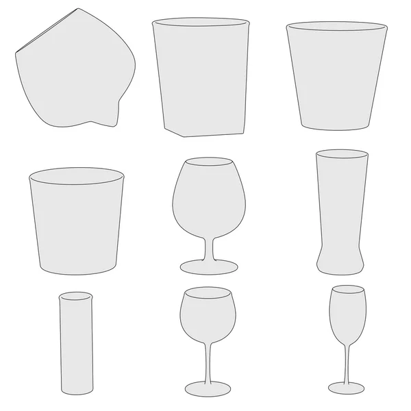 Imagen de dibujos animados de vasos de bebida —  Fotos de Stock