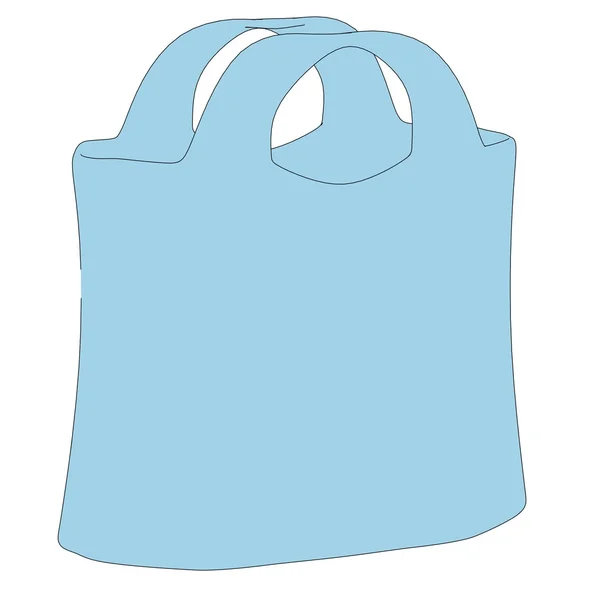 Cartoon image of shopping bag — Stock Photo, Image