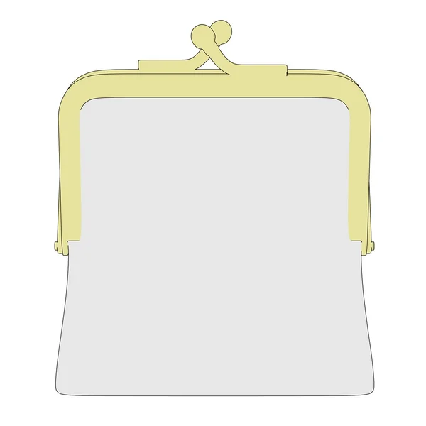 Cartoon illustration of purse — Stock Photo, Image
