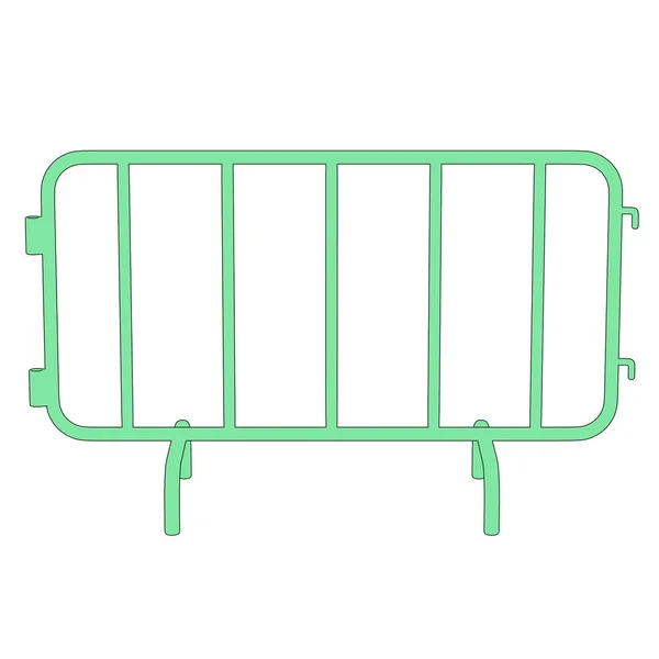 Cartoon image of stand barrier — Stock Photo, Image