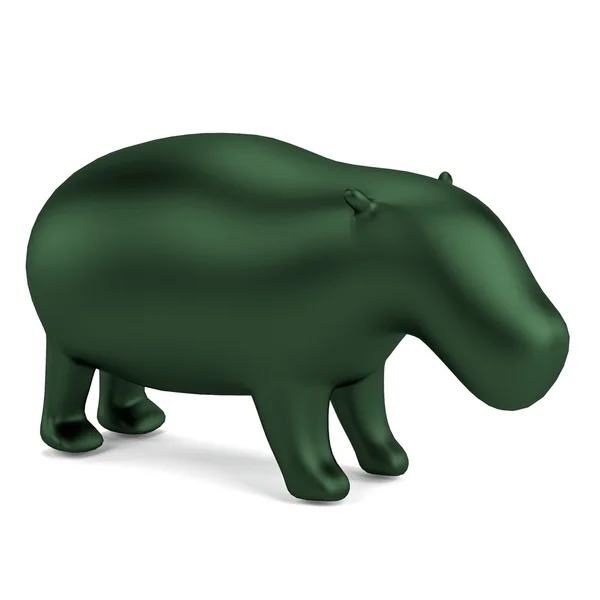 Realistische 3d render van dierlijke standbeeld — Stockfoto