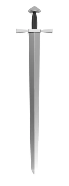 Realistic 3d render of sword — Stock Photo, Image