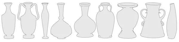 Kreslený obrázek starožitné vázy — Stock fotografie