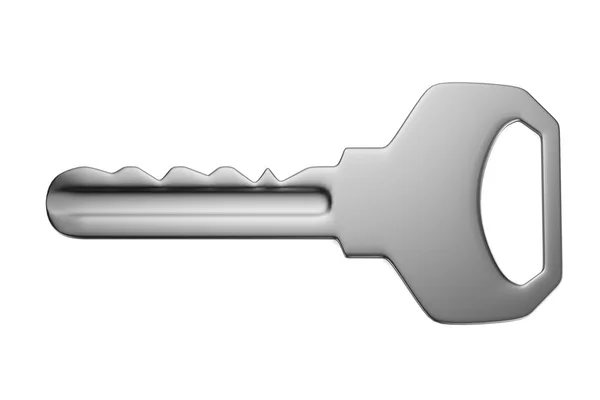 Realistische 3D-Darstellung des Schlüssels — Stockfoto