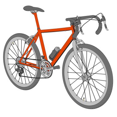 bisiklet yarış çizgi film resim