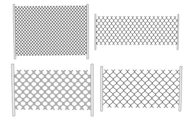 체인 울타리의 만화 이미지