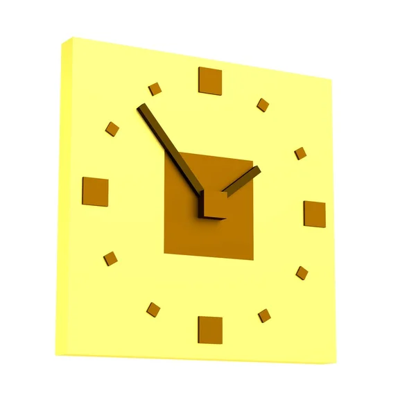 Realistic 3d render of clock — Stock Photo, Image