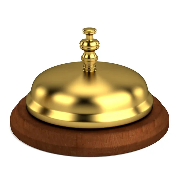 Realistic 3d render of bell — Stock Photo, Image