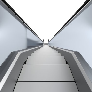 yürüyen merdiven gerçekçi 3d render