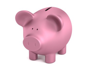 Piggy Bank 'ın gerçekçi 3D canlandırması