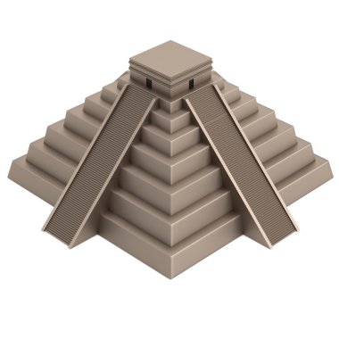 pyramide gerçekçi 3d render